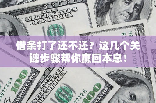 北京借条打了还不还？这几个关键步骤帮你赢回本息！