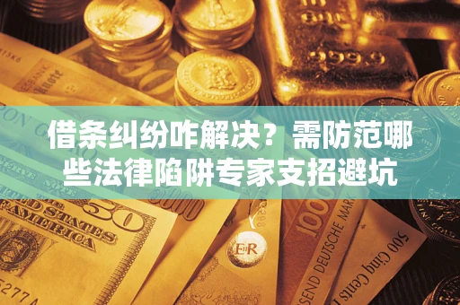 北京借条纠纷咋解决？需防范哪些法律陷阱专家支招避坑