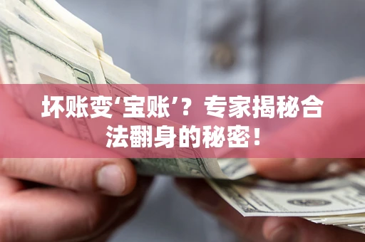 北京坏账变‘宝账’？专家揭秘合法翻身的秘密！